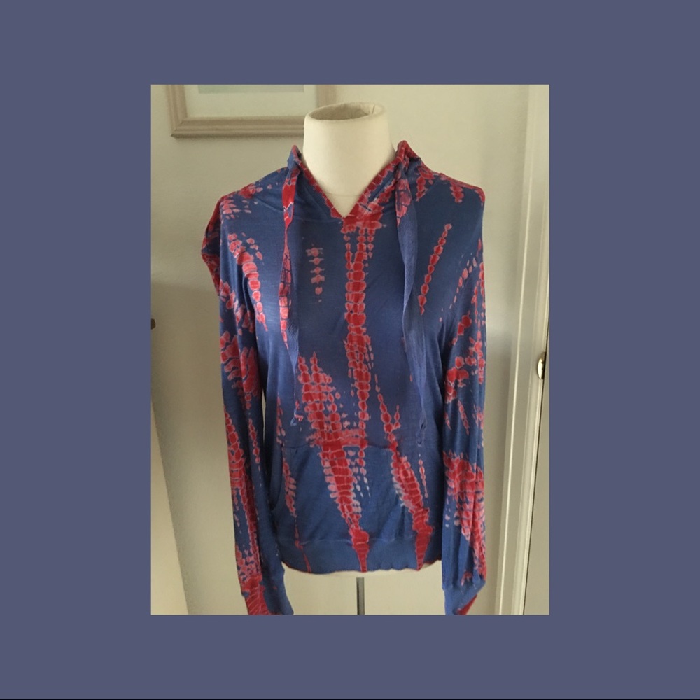 Women’s Top With Hoodie Rocks & Indigo